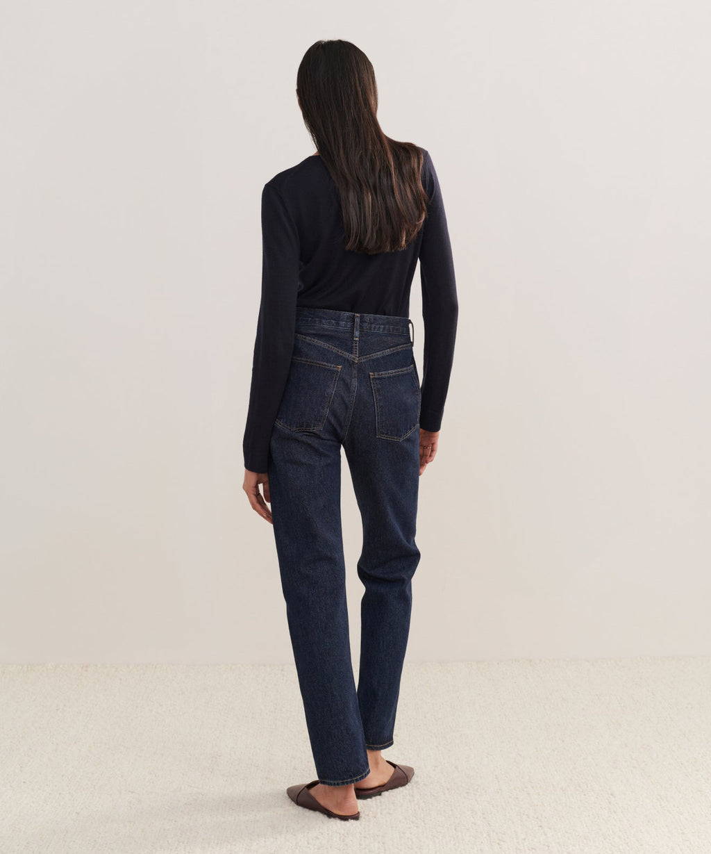 90's Pinch Waist Long Jean