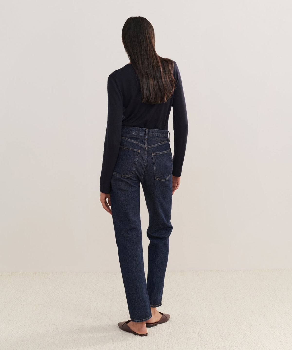 90's Pinch Waist Long Jean